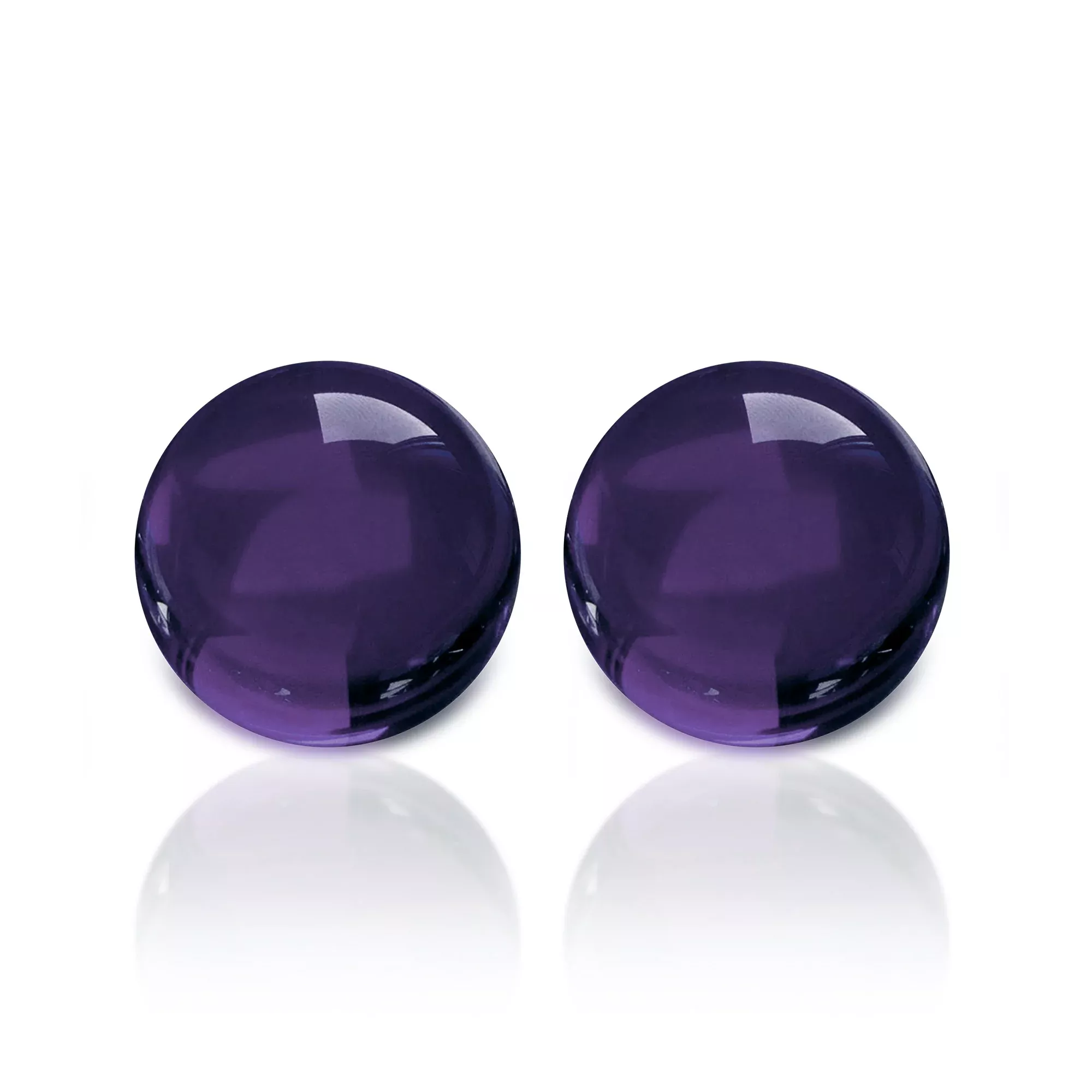 Ruby Pearl Co - Teal Purple Sapphire - 6mm - 2 Pack
