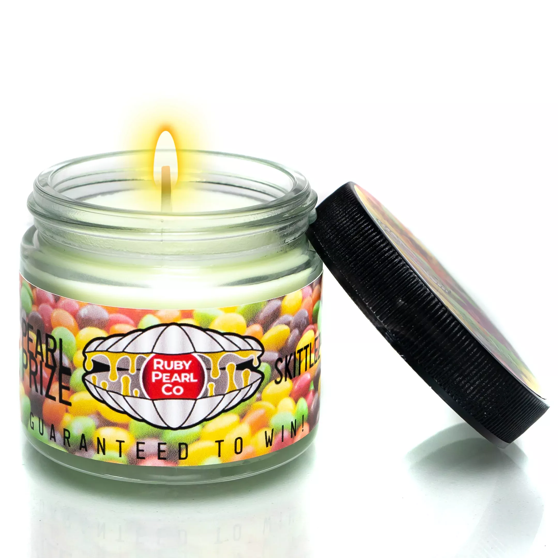 Ruby Pearl Co x The Cave - Pearl Prize Candle - Skittlez - 1oz