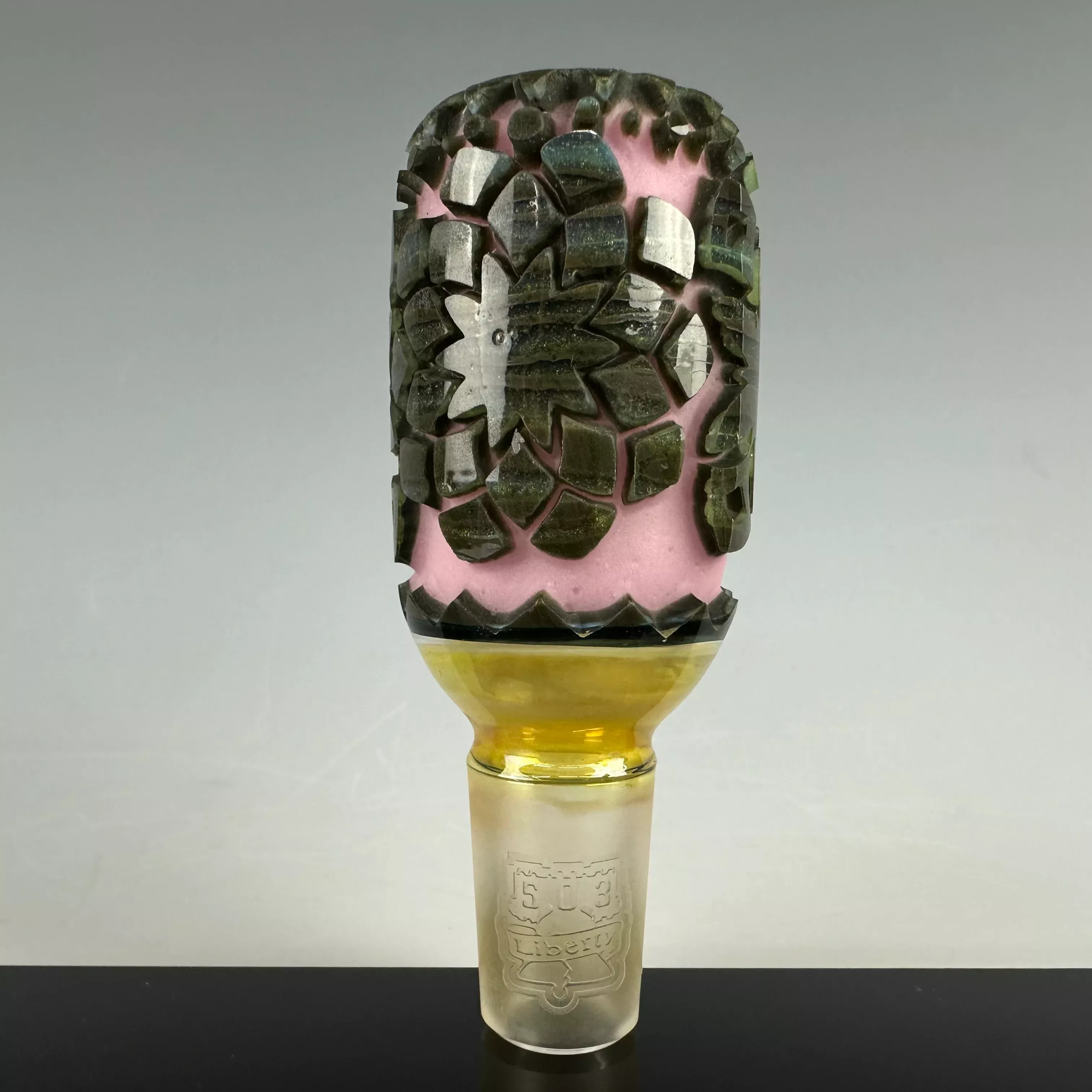 "Sacred Geometry" (Deep Carve) 18mm Slide by Liberty 503