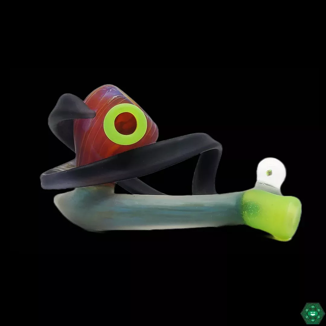 Sand Blasted Sherlock | Textured Glass Pipe - Headdy Glass