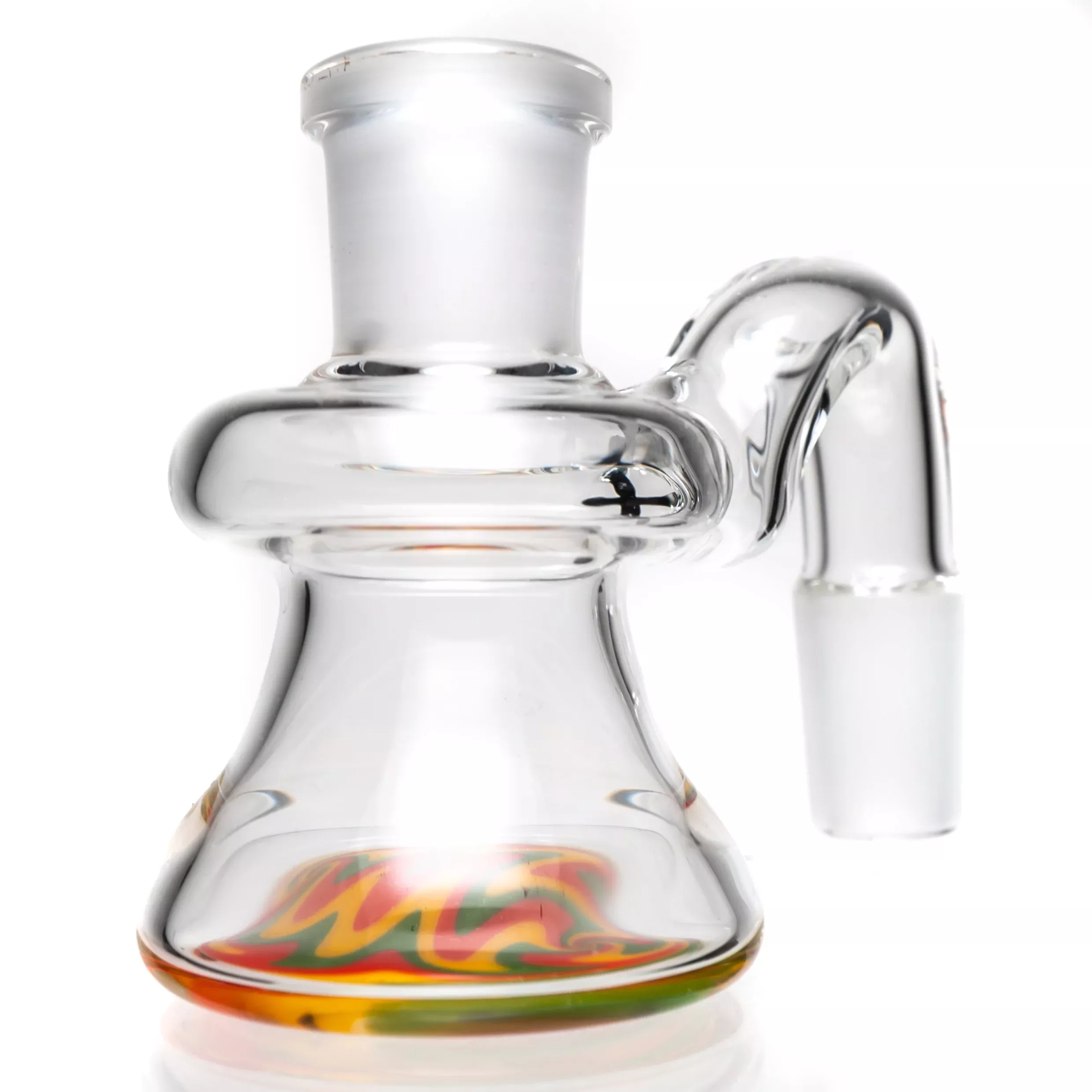 Santa Cruz Glass - Worked Dry Catcher - 18mm 90° - Rasta #1