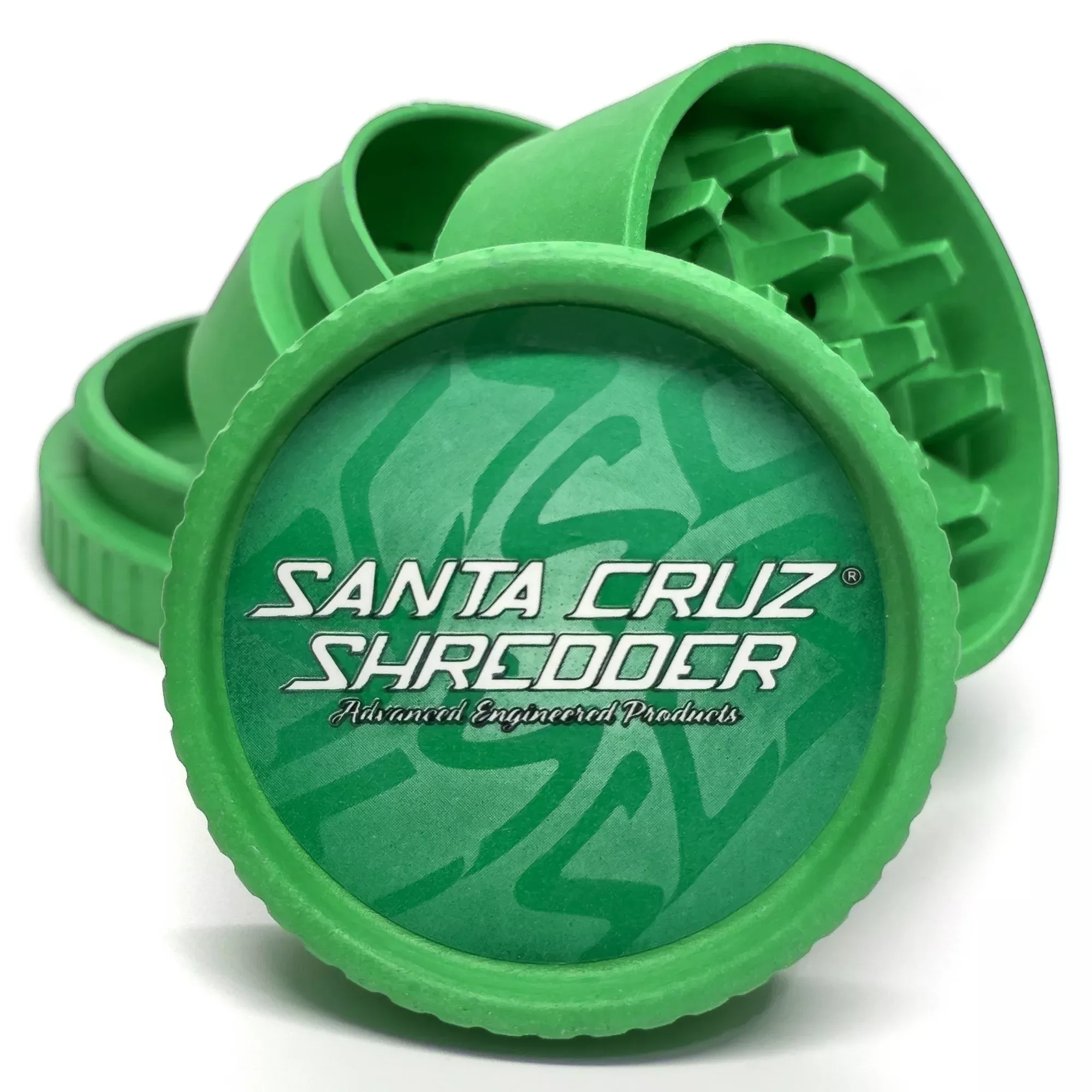 Santa Cruz Shredder - Hemp Grinder - 4 Piece - Green