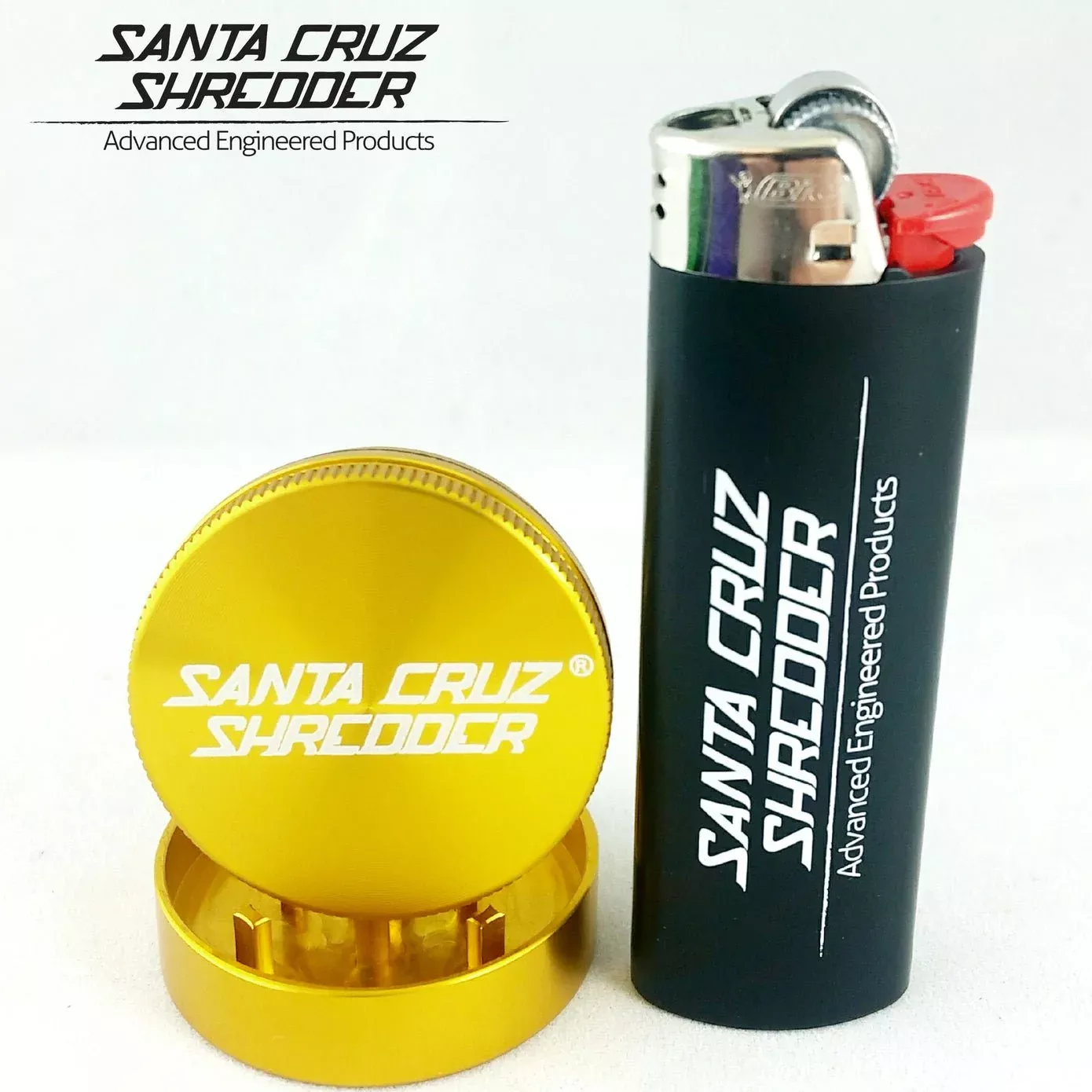 Santa Cruz Shredder Small 2-Piece Grinder | Compact & Durable | Precision Herb Grinding