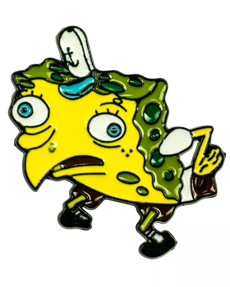 Sarcasm Bob Enamel Pin