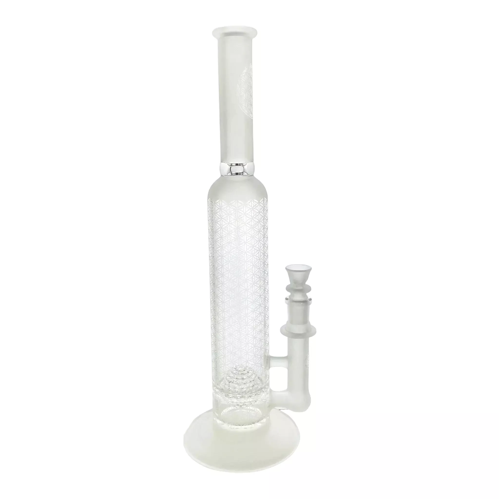 Seed Of Life Glassworks - SoL 60 Lace-Sphere Perc Sacred-G Sandblasted