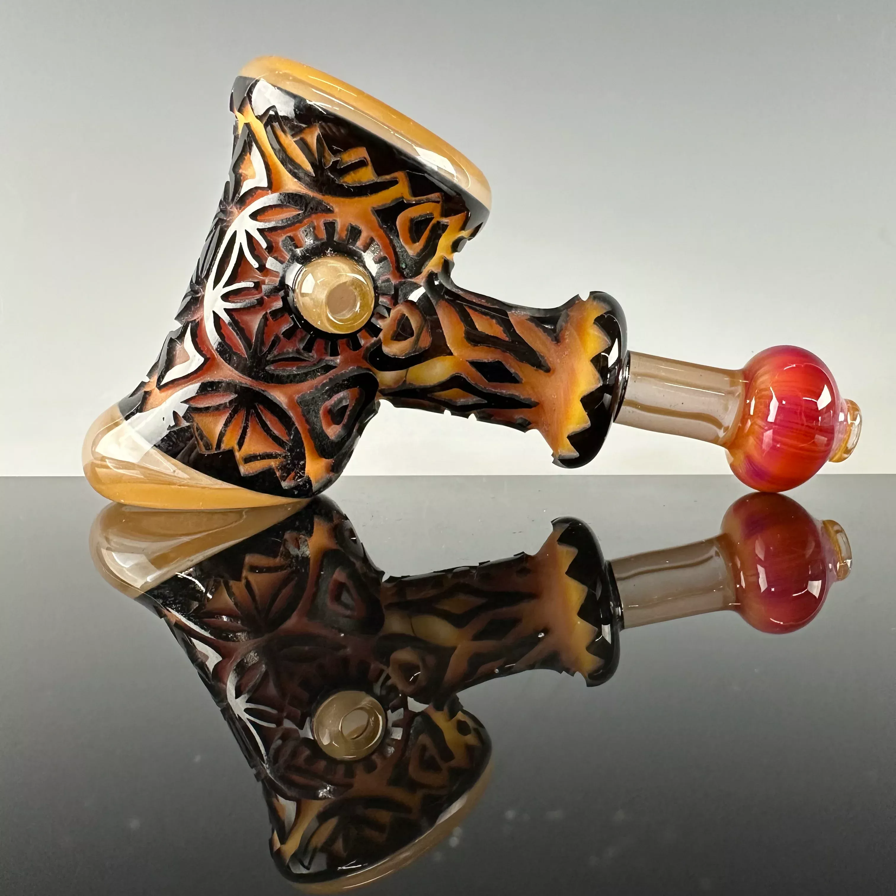 "Serendipity & Peach" Sectional Deep Carve Hammer by Liberty