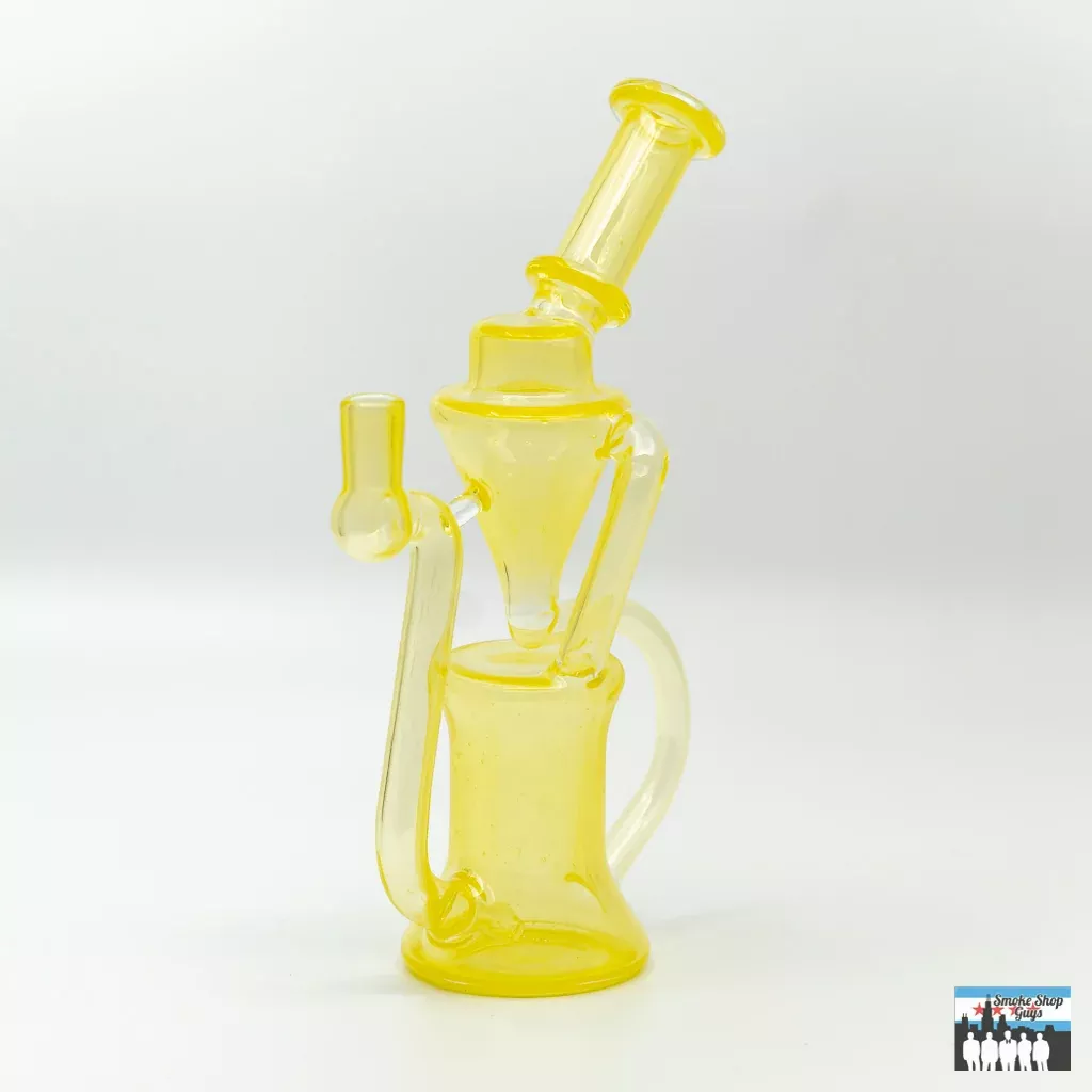 Shadooba Glass Recycler – Bright Yellow Single Uptake Design