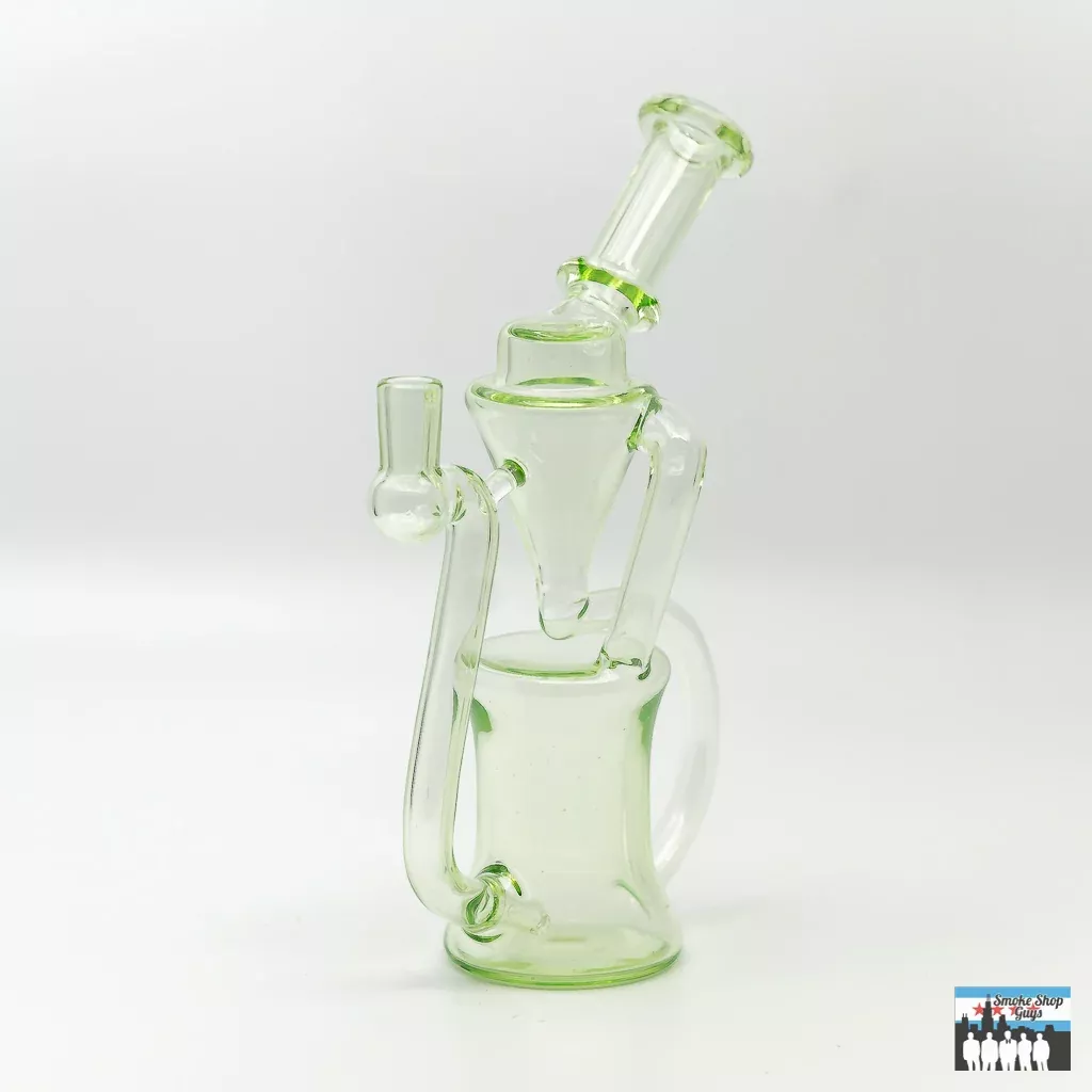 Shadooba Glass Recycler – Green Full Color Single Uptake Rig