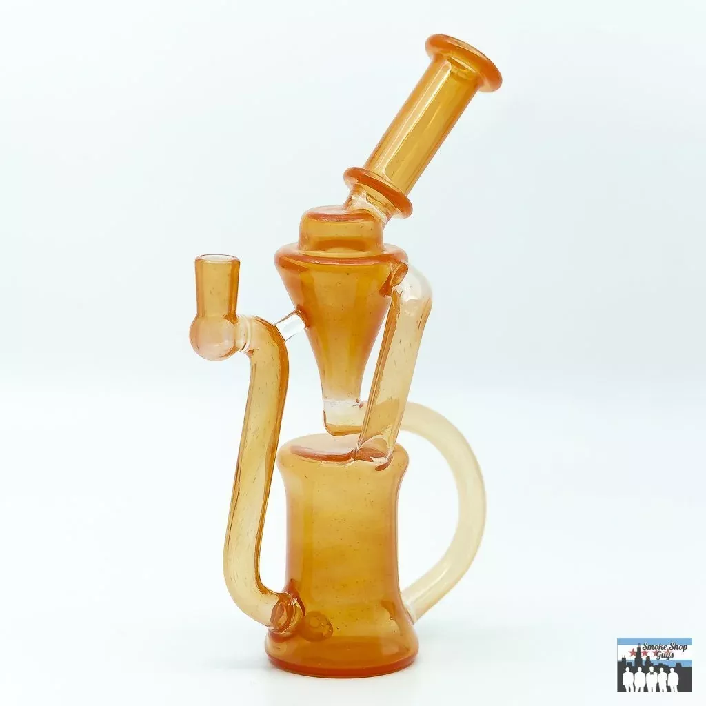 Shadooba Glass Recycler – OJ Orange Single Uptake Rig