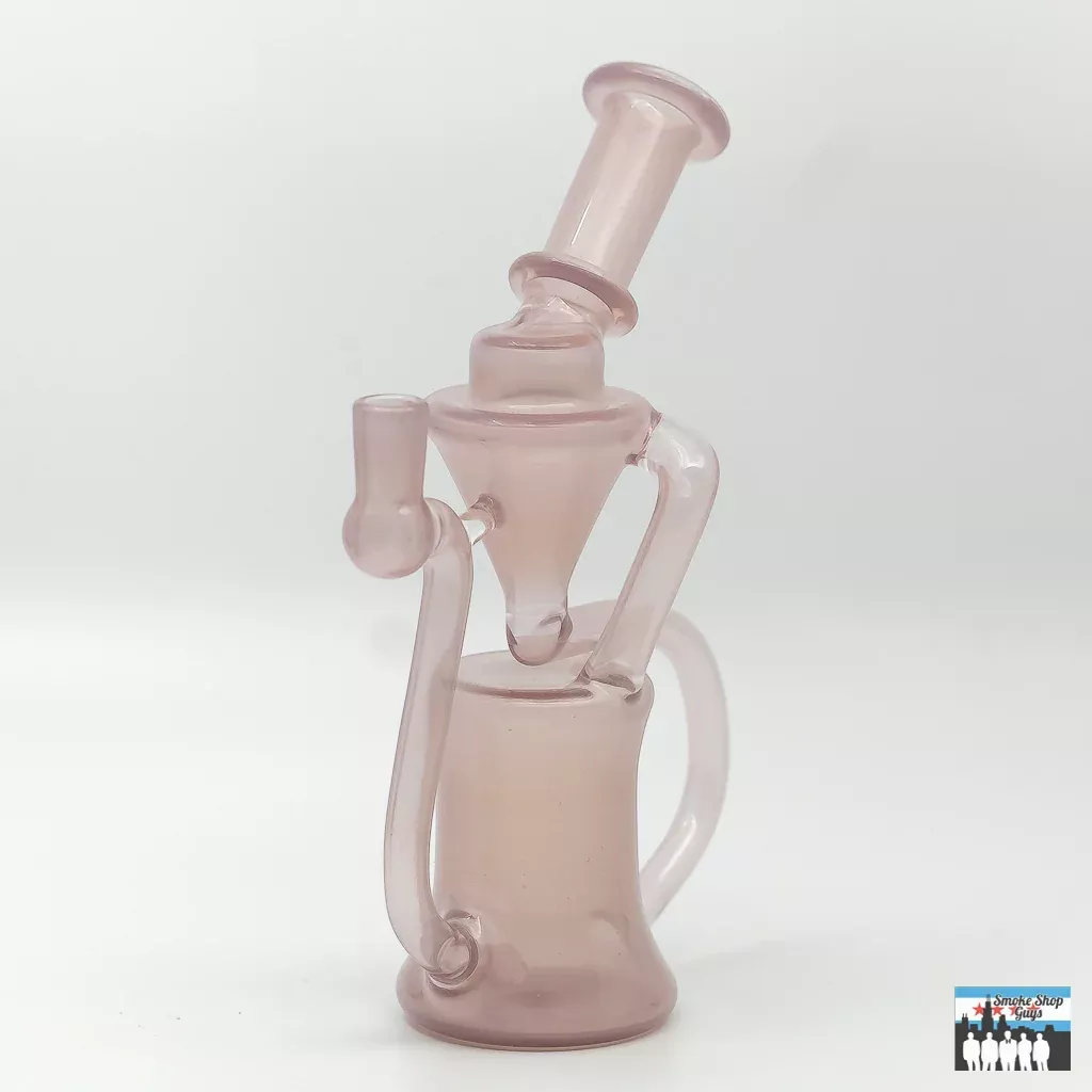 Shadooba Glass Recycler – Satin Pink Single Uptake Rig