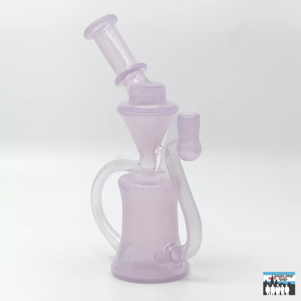 Shadooba Glass Recycler – Satin Purple Single Uptake Rig