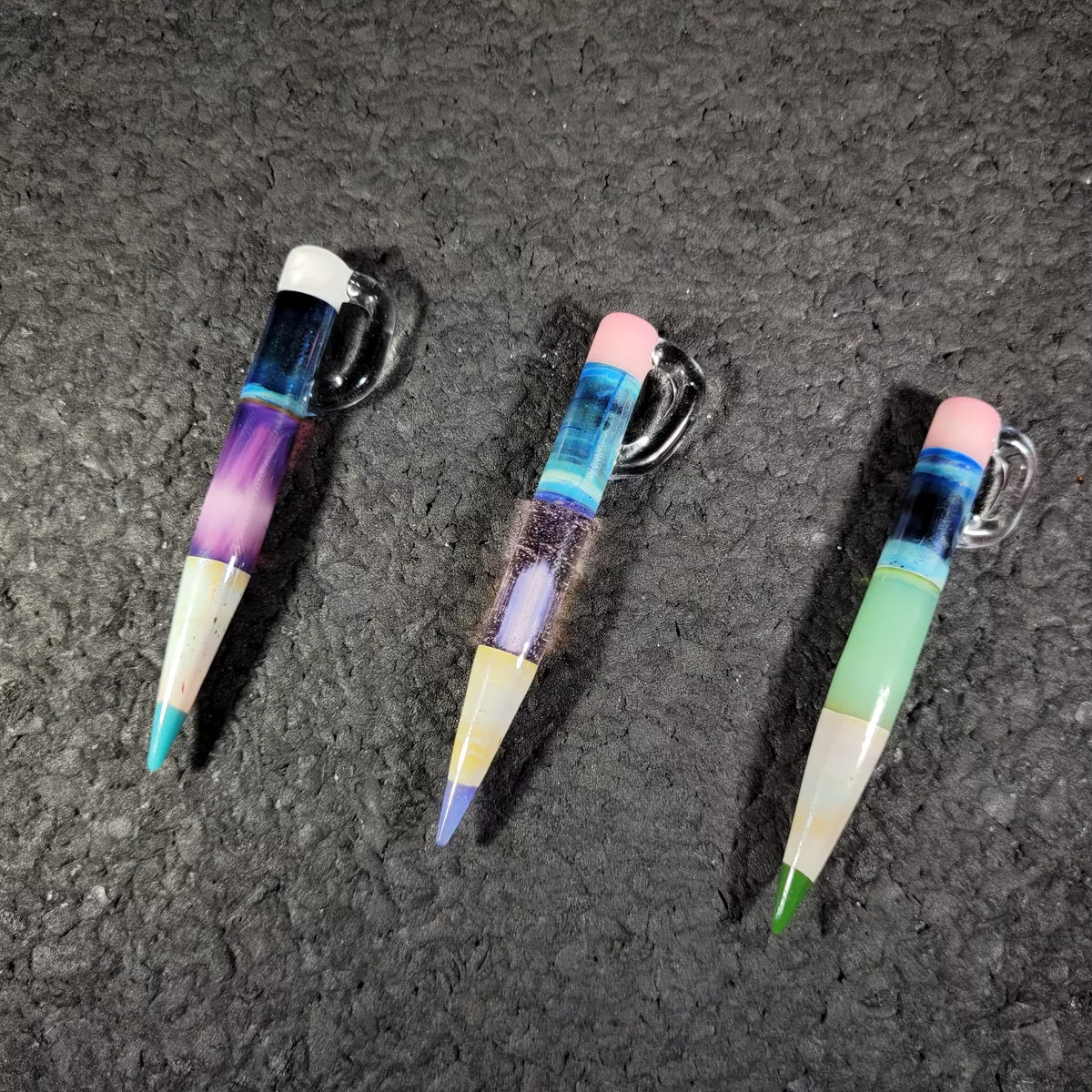 Sherbet Glass - Pencil Pendants / Dab Tools