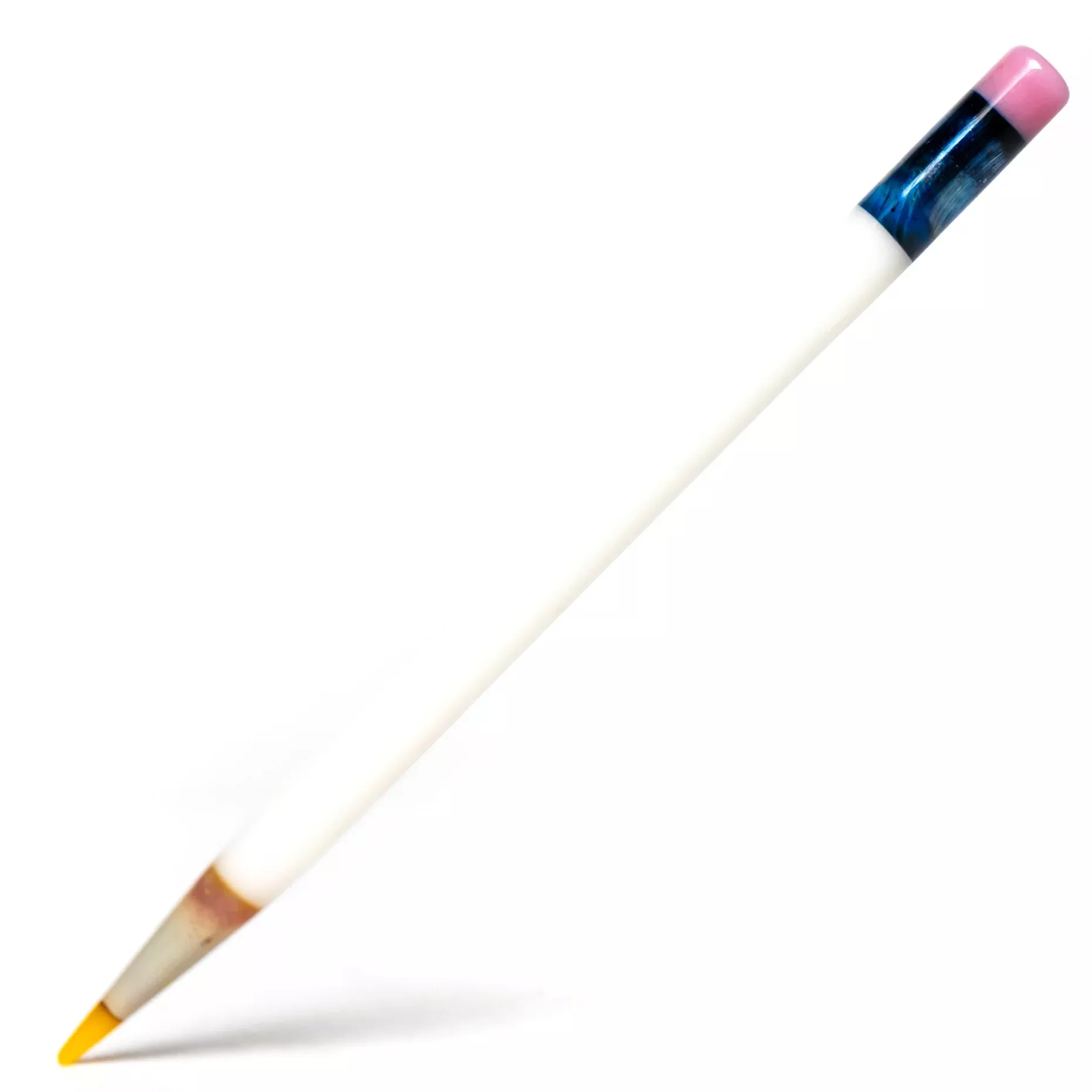 Sherbet - Pencil - White w / Yellow Tip