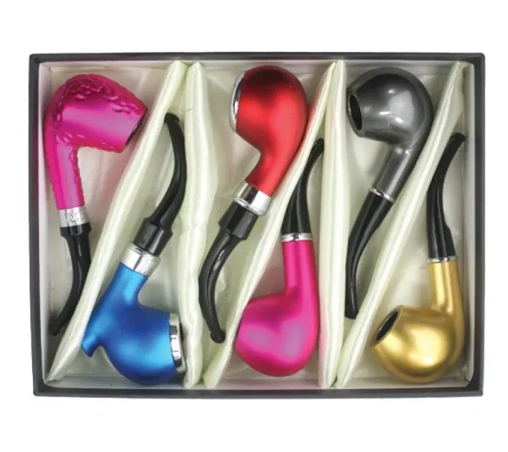 Sherlock Pipe 6pc Gift Set - Neon Edition