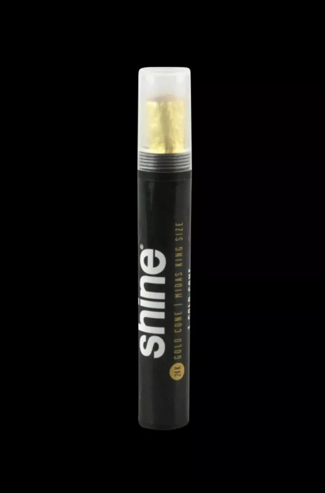 Shine 24K Gold Kingsize Pre-Rolled Cone