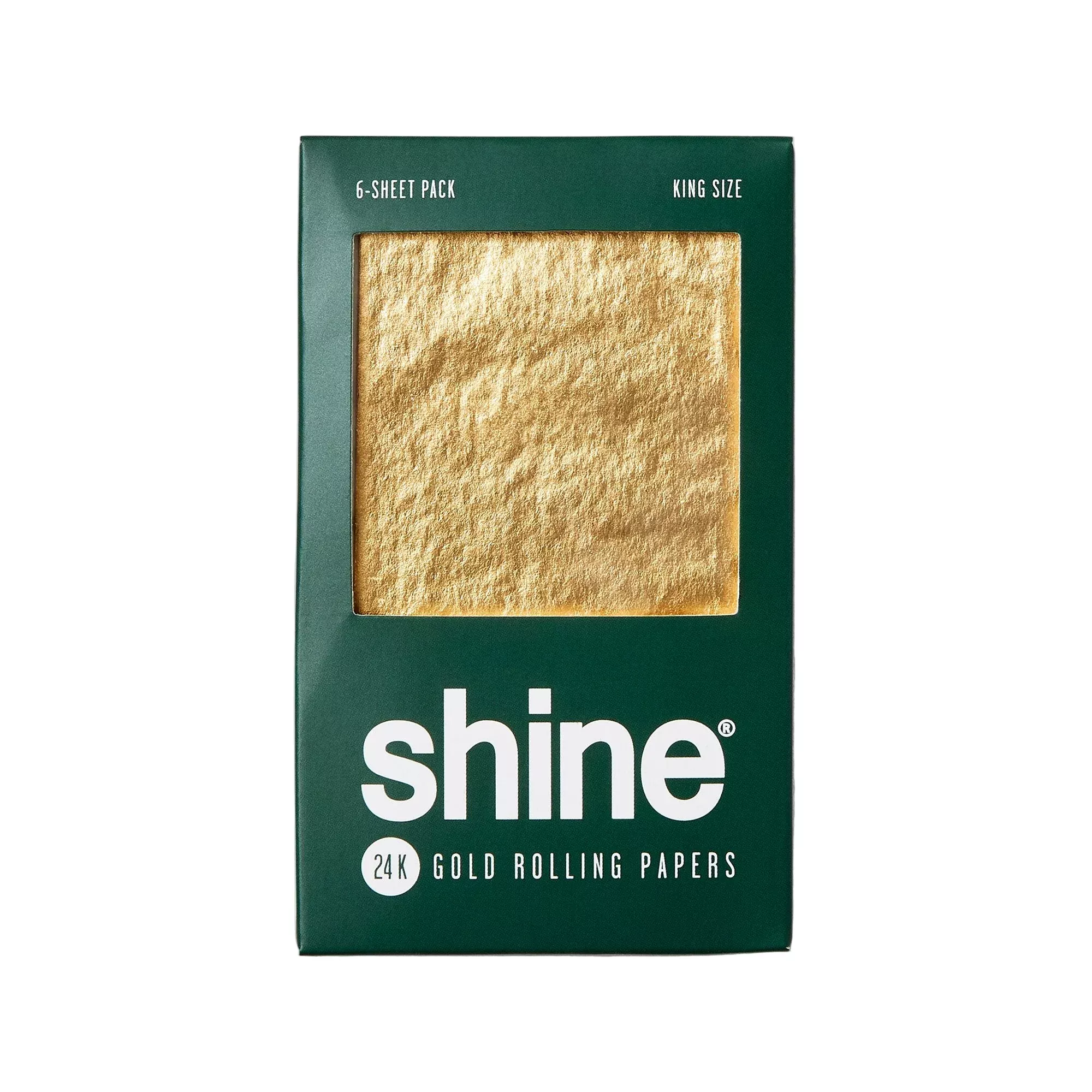 Shine 24k Gold Rolling Papers – Handcrafted King Size Sheet
