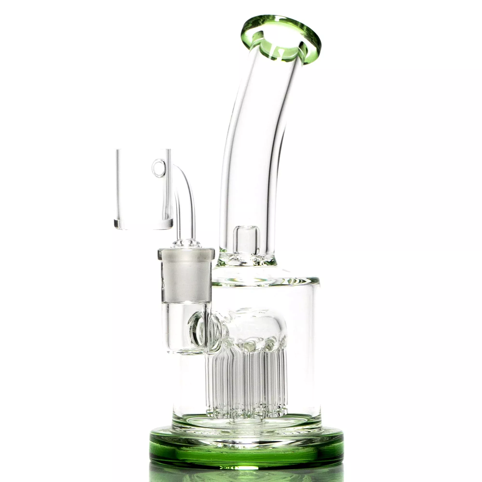 Shooters - 10 Arm Tree Bubbler w / Splash Guard - Green