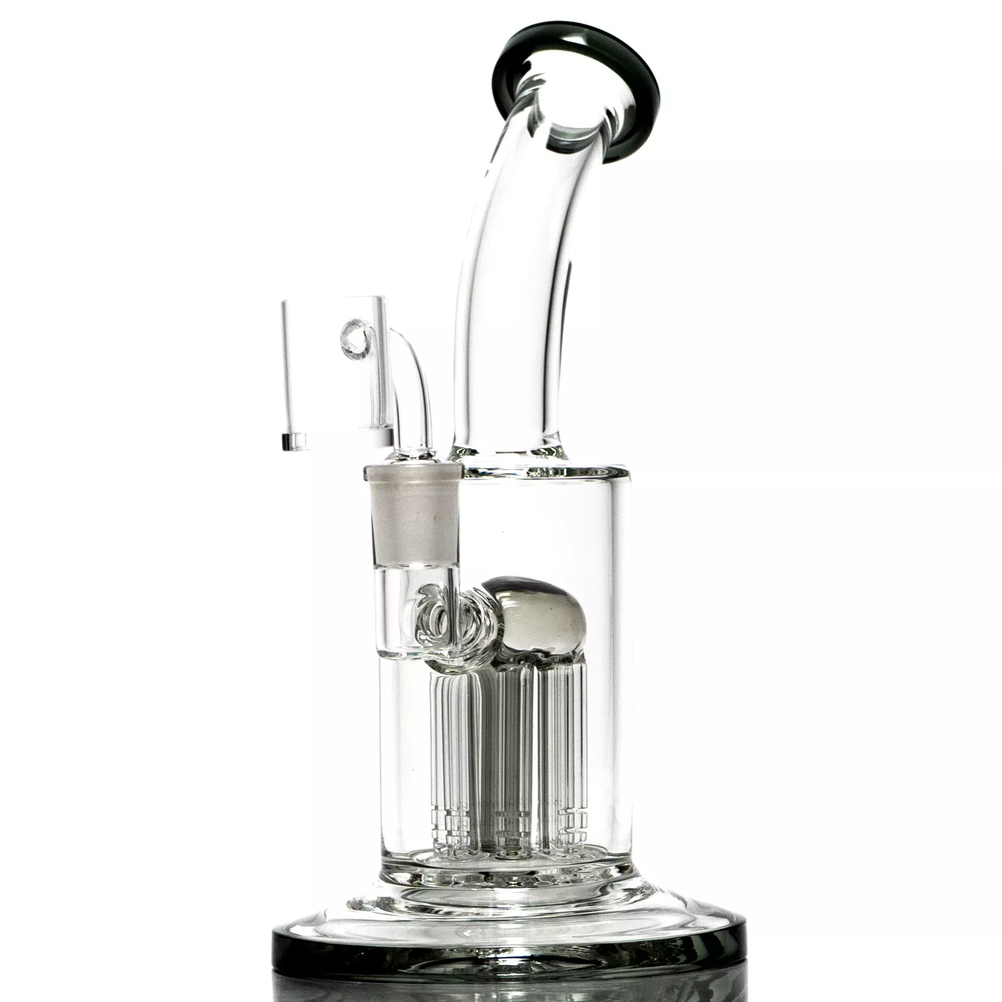 Shooters - 8 Arm Tree Bubbler - Smoke