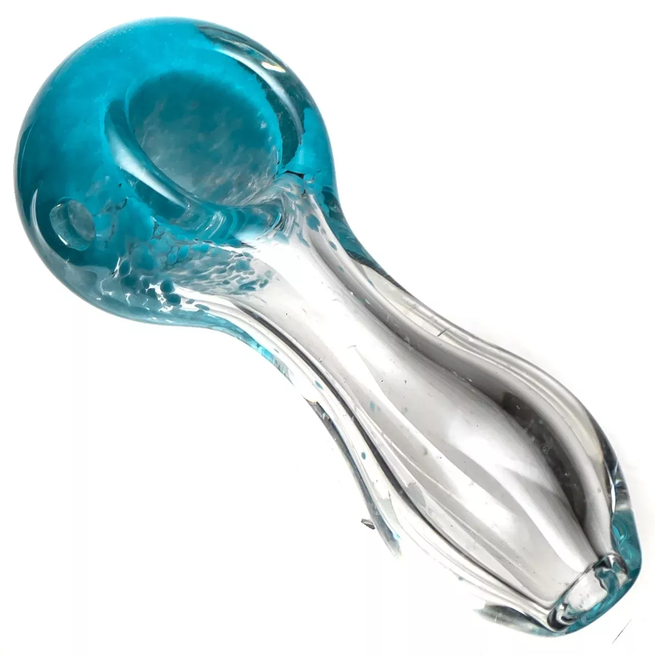 Shooters - Clear w / Frit Spoon - Aqua