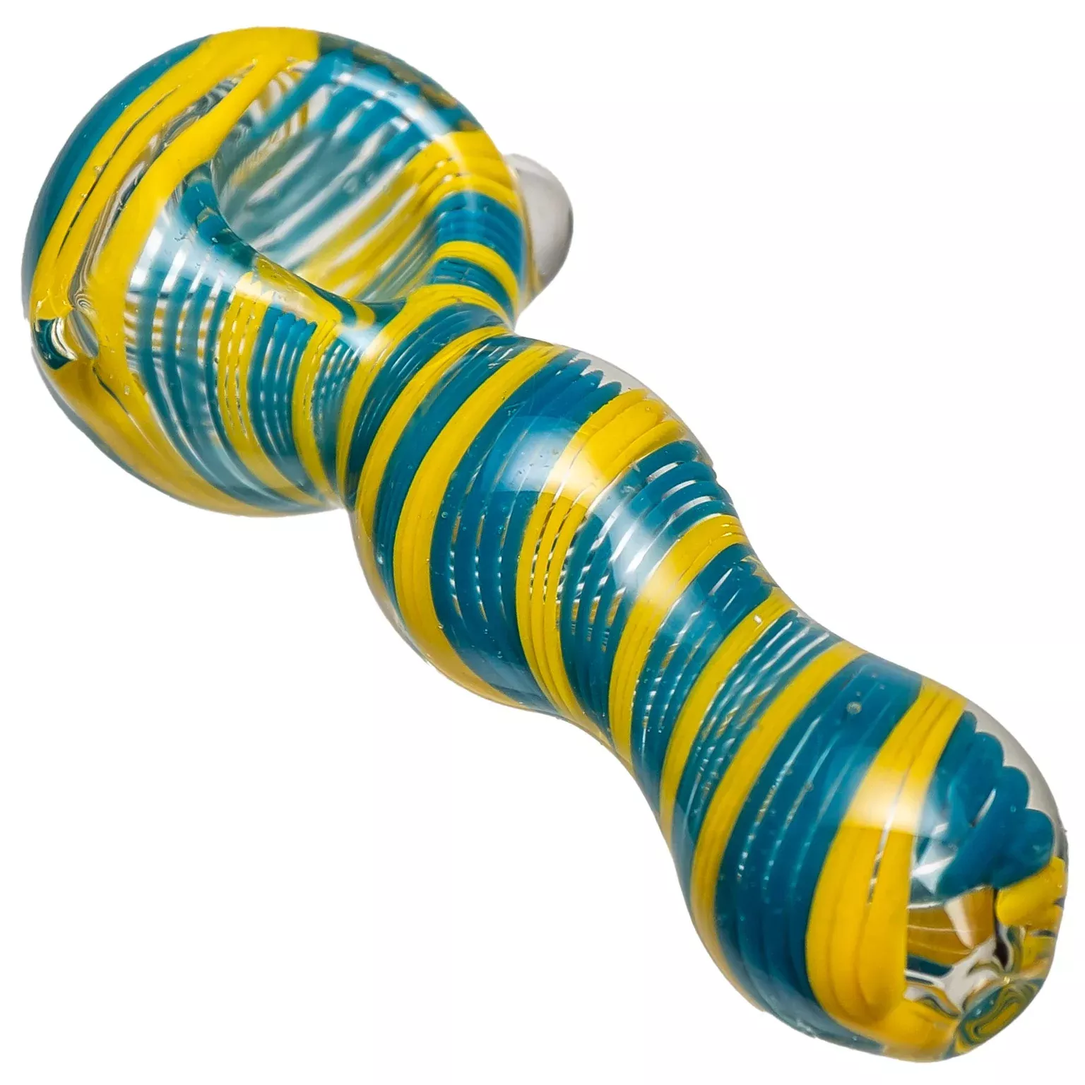 Shooters - Color Swirl Spoon - Yellow & Teal