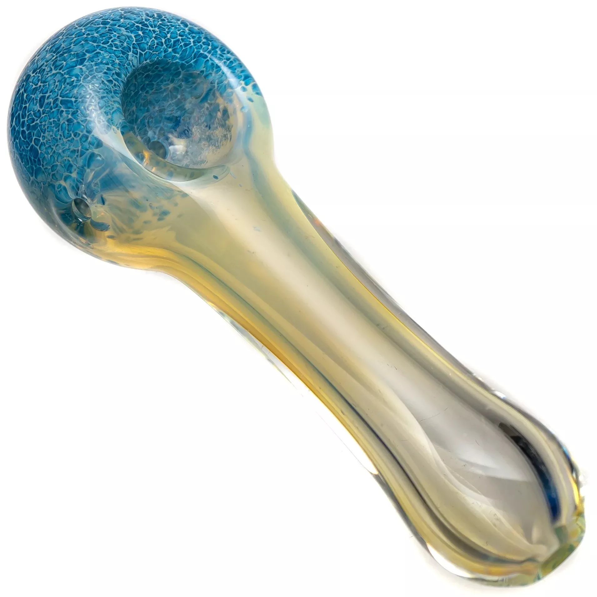 Shooters - Fume Frit Spoon Pipe - Blue