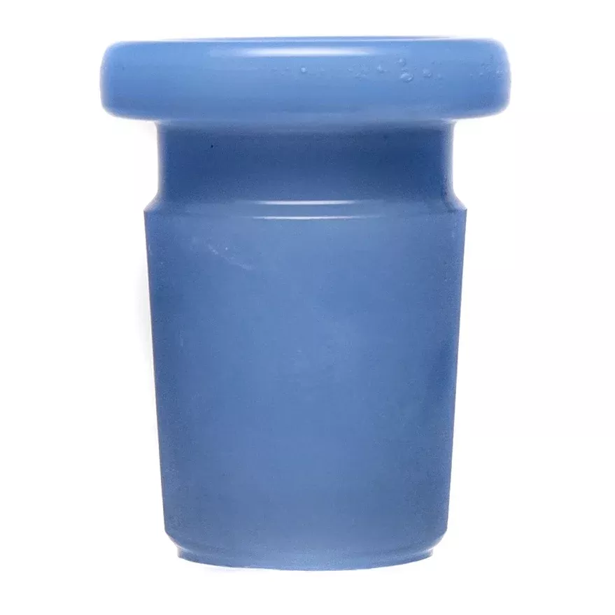 Shooters - Glass Adapter - Bushing - 18mm Male to 14mm Female - Milky Blue