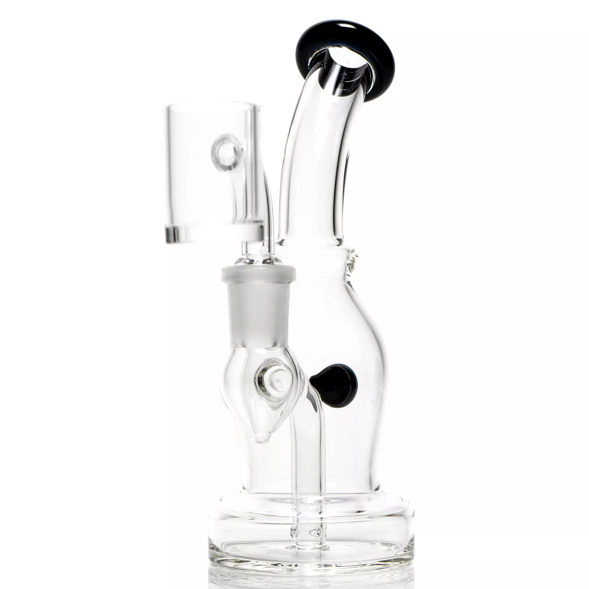 Shooters - Mini Mib Bubbler - Black Accent