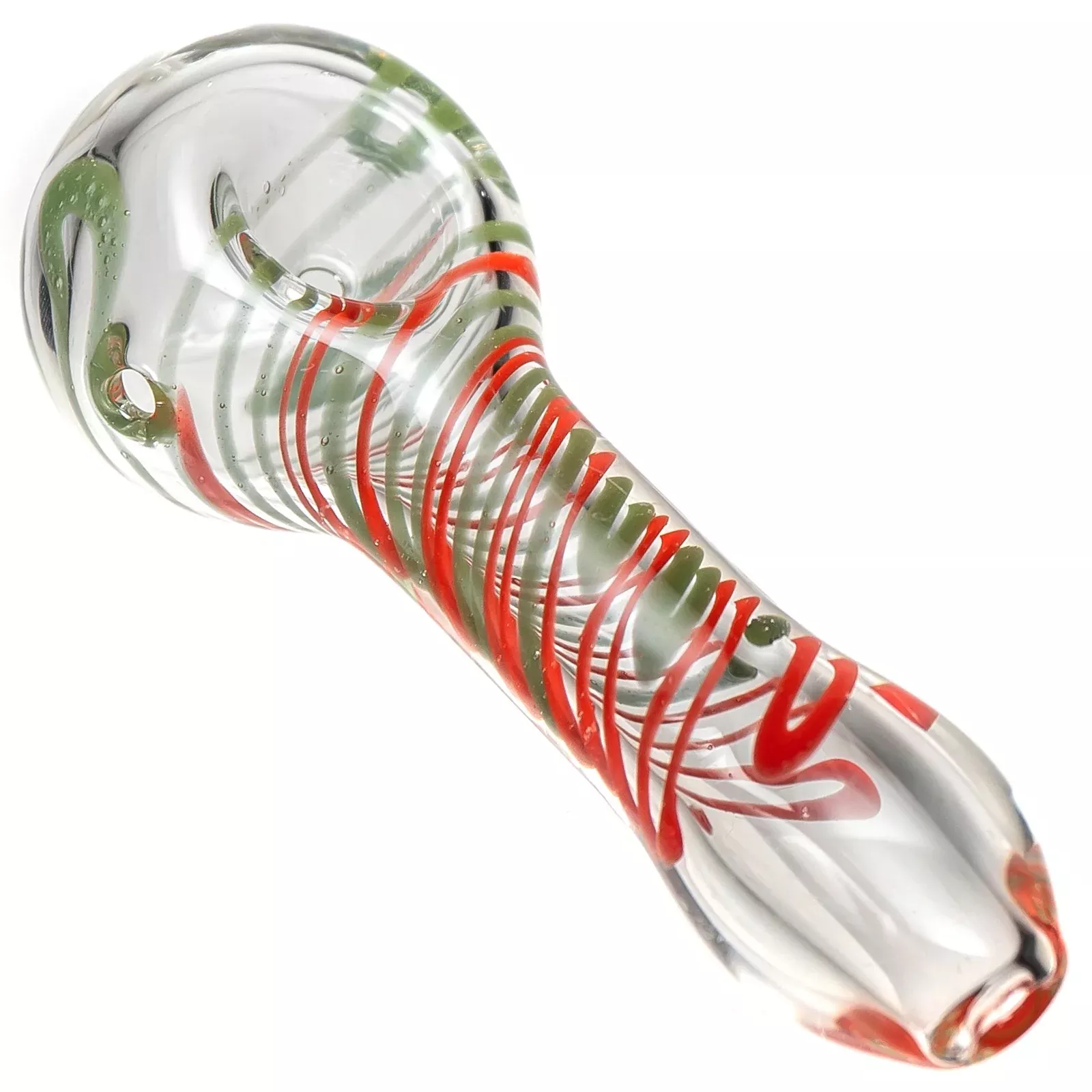 Shooters - Spiral Color Spoon - Green & Red