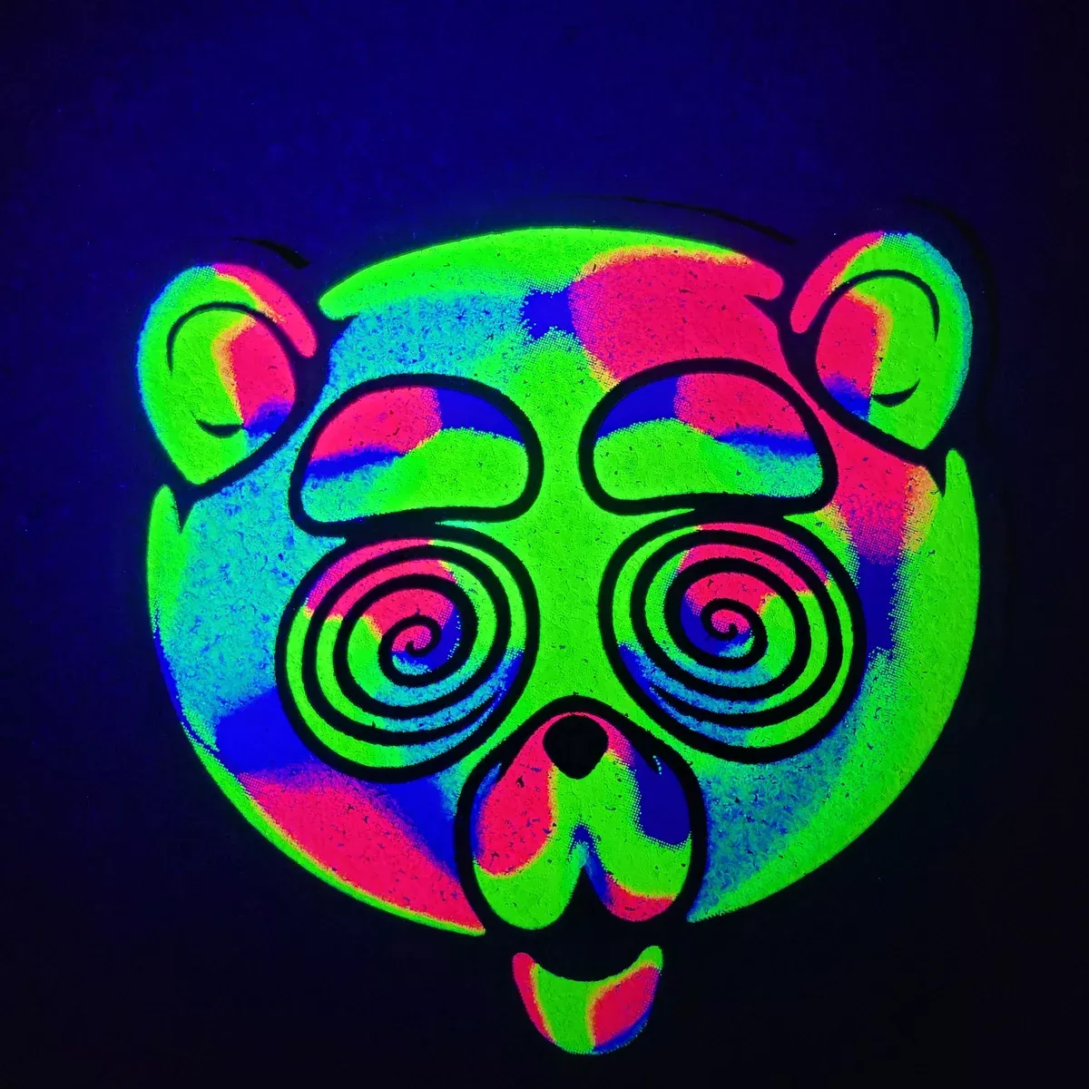 Shurlok Holm - UV Dizzy Bear Moodmat