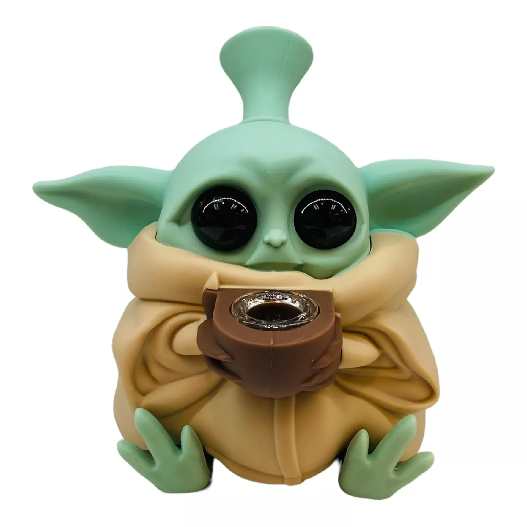 Silicone Baby Yoda Bong Or Dry Pipe