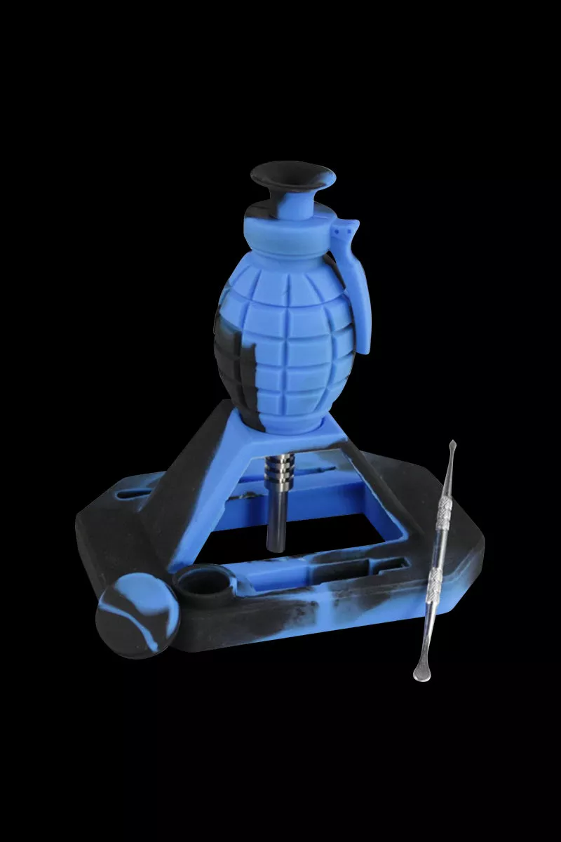 Silicone “Dab Grenade” Vapor Straw Collector Kit