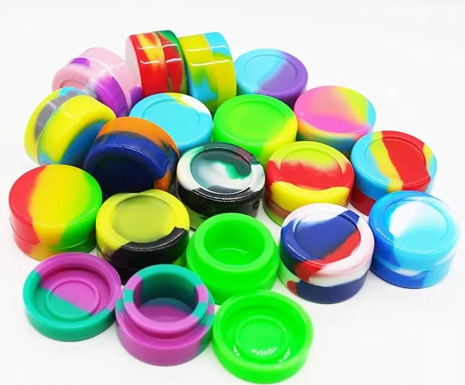 Silicone Dab Jars 5ml - 25 Count Display