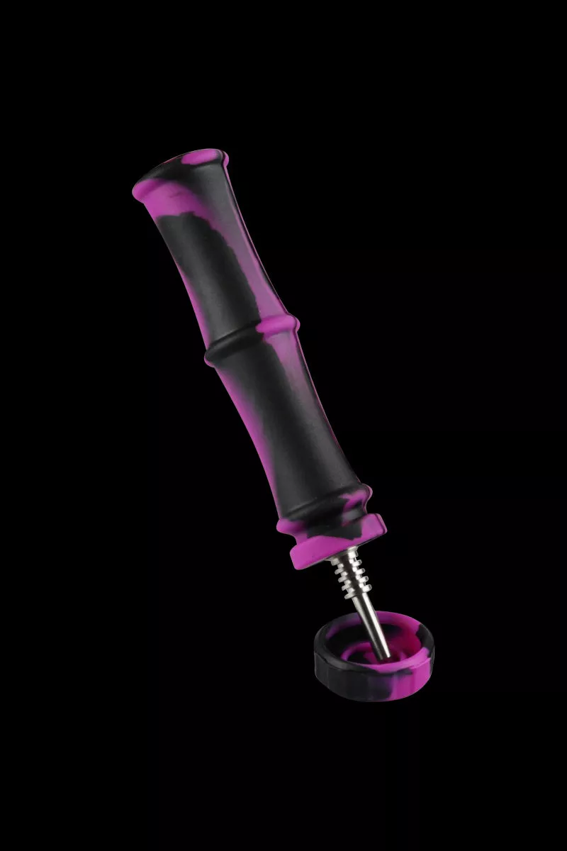 Silicone Vapor Straw with Titanium Tip – Bamboo Collector