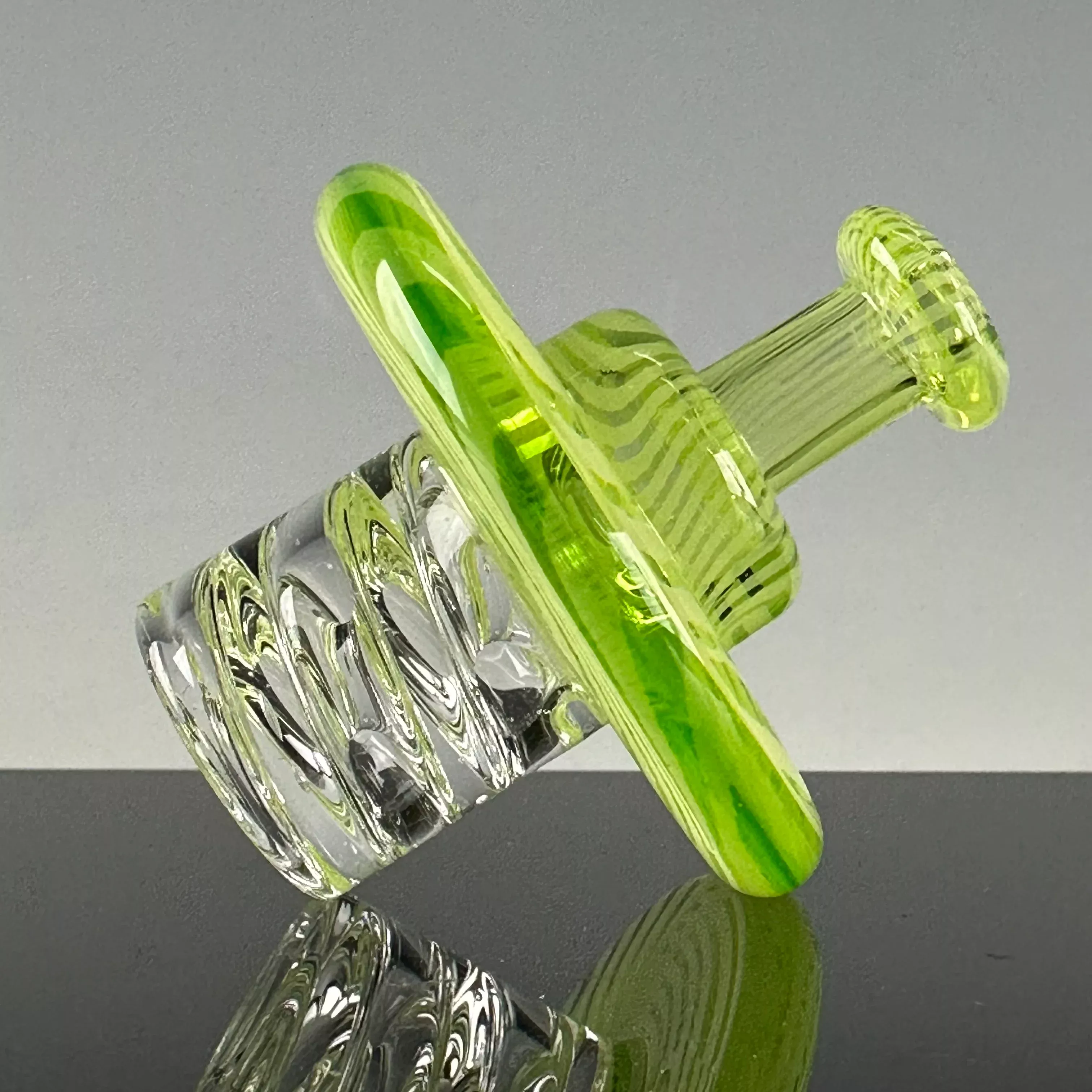 "Silver Fume over Lime Juice" Autospinner Carb Cap by El3ctroB