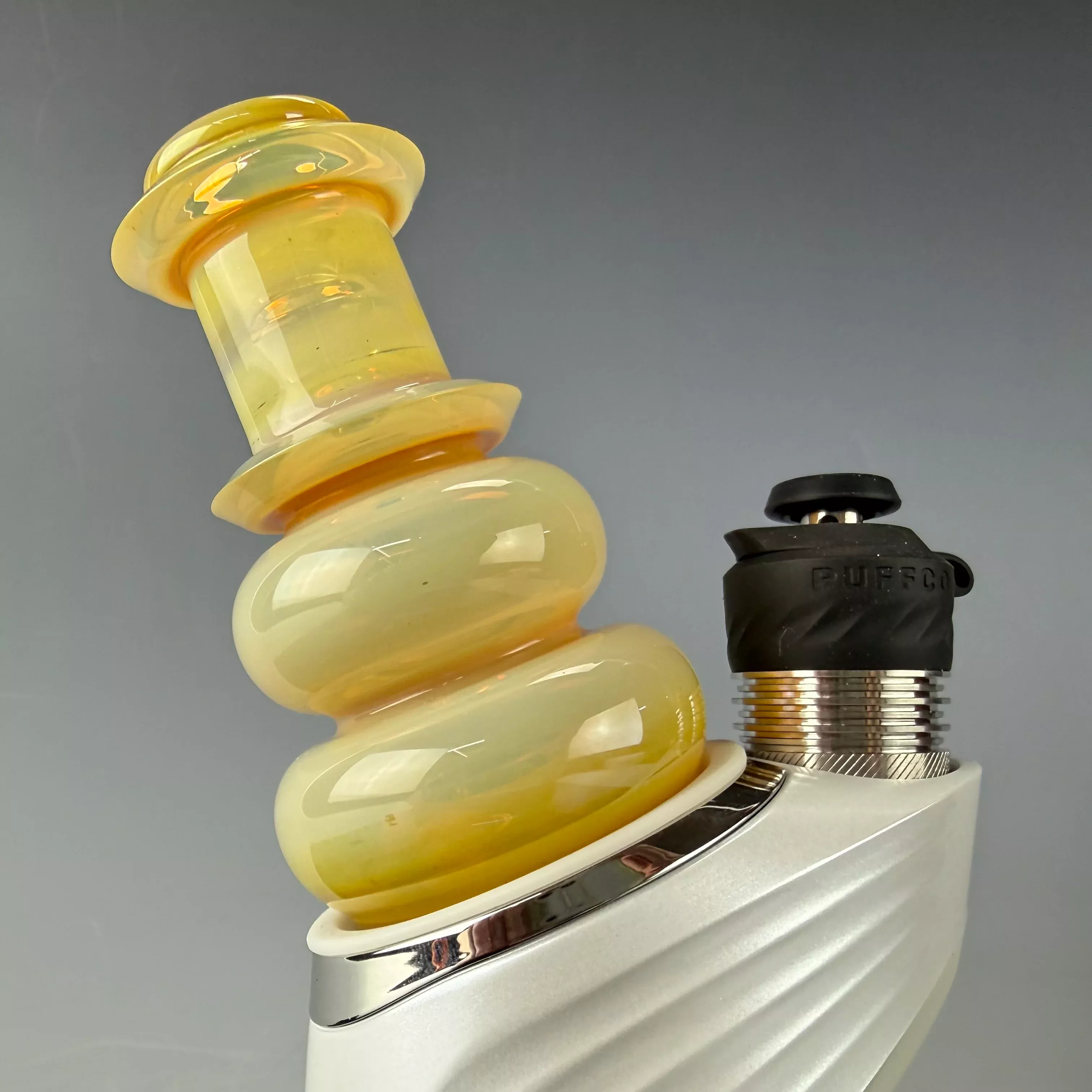 Silver Fume Puffco Dry Top by Mike Philpot