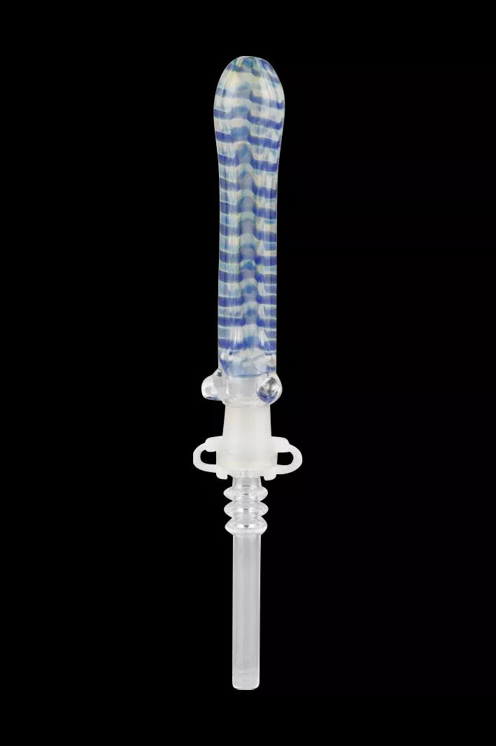 Simple Glass Nectar Dab Straw Collector with Quartz Tip