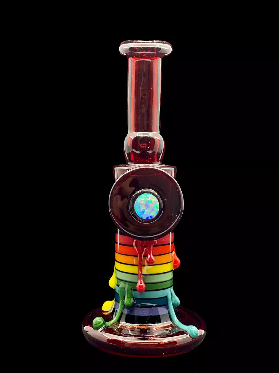 Skrillinger Glass Candle | Pomegranate Dab Tool for Enhanced Flavor and Efficiency