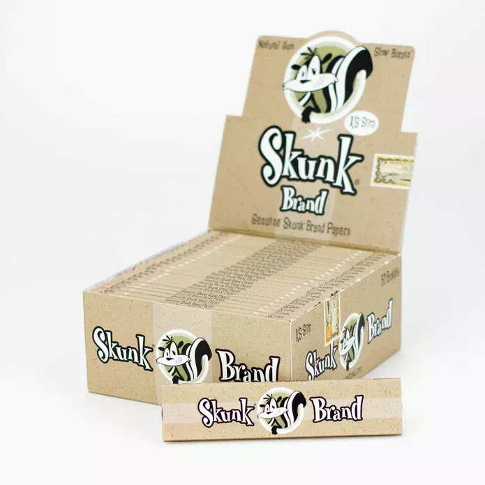 Skunk Brand King Size Slim Hemp Papers - 50 Pack Display