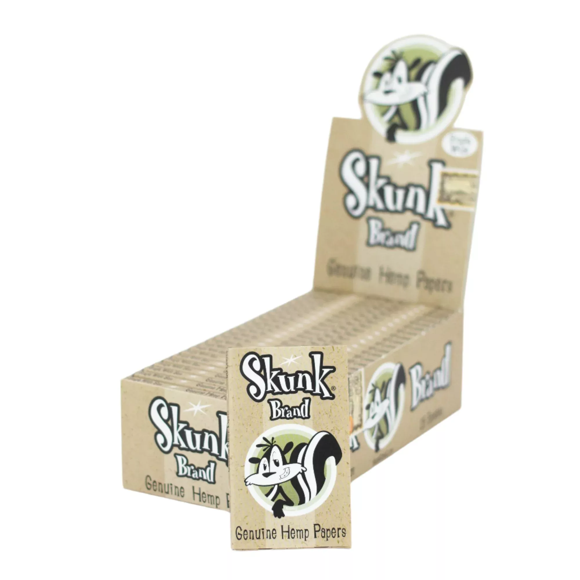 Skunk Hemp Rolling Papers Single Wide Box of 25