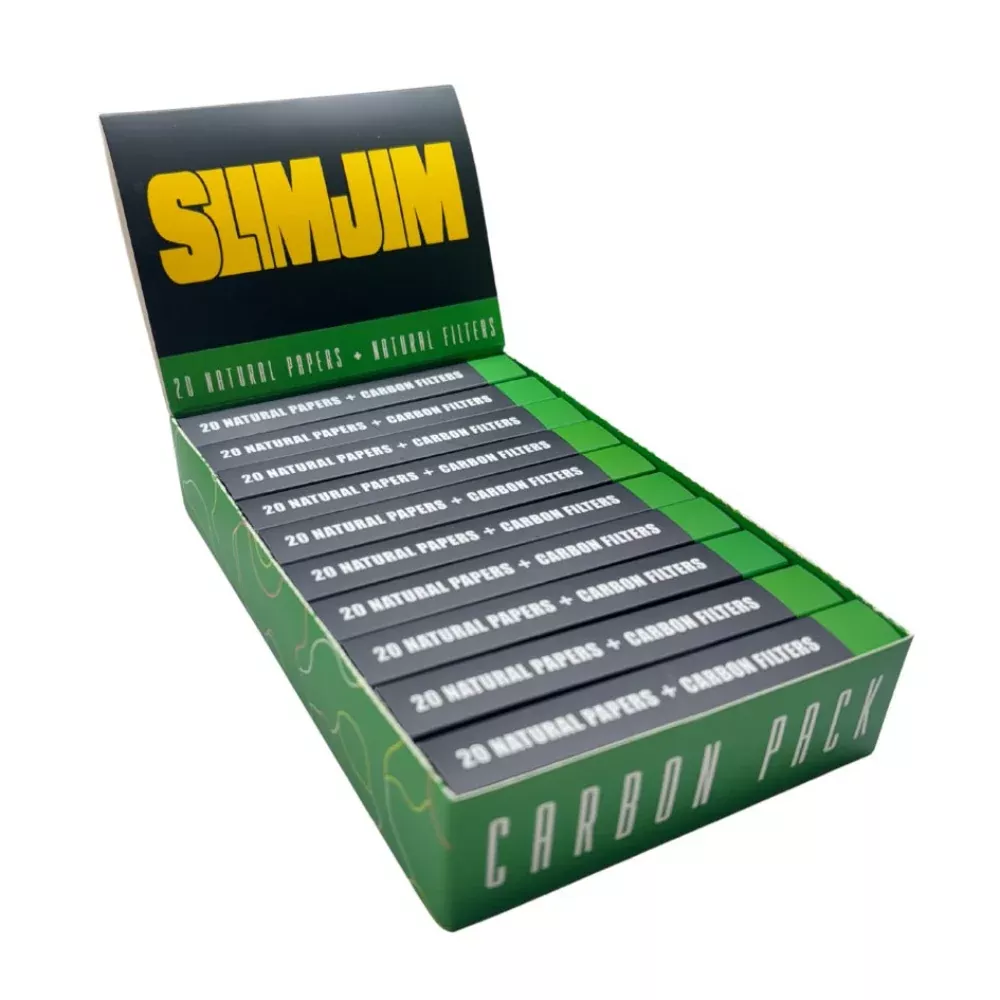 Slimjim Carbon Double Duty 6MM Rolling Papers