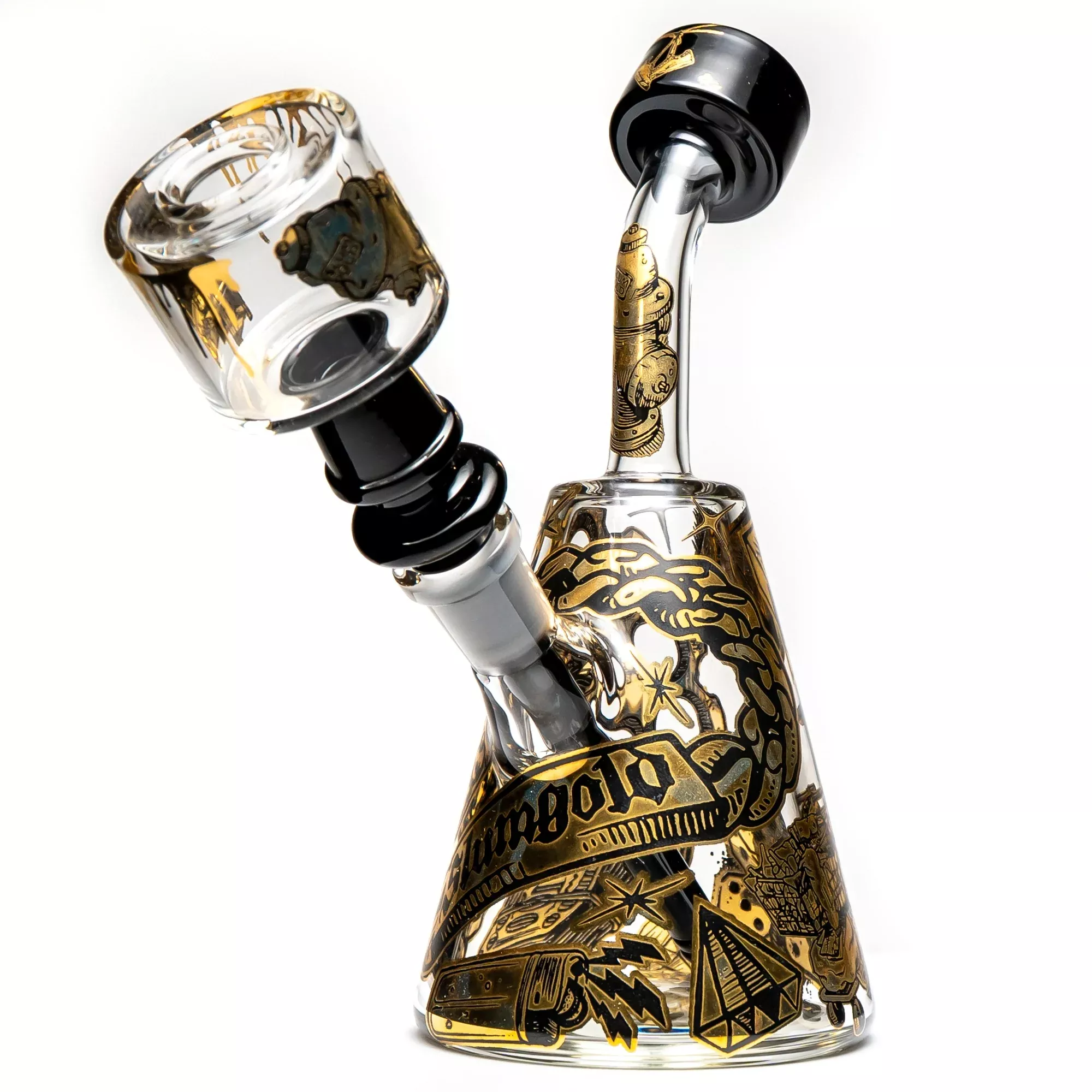 Slum Gold - Flava Sava Beaker - Bent Neck