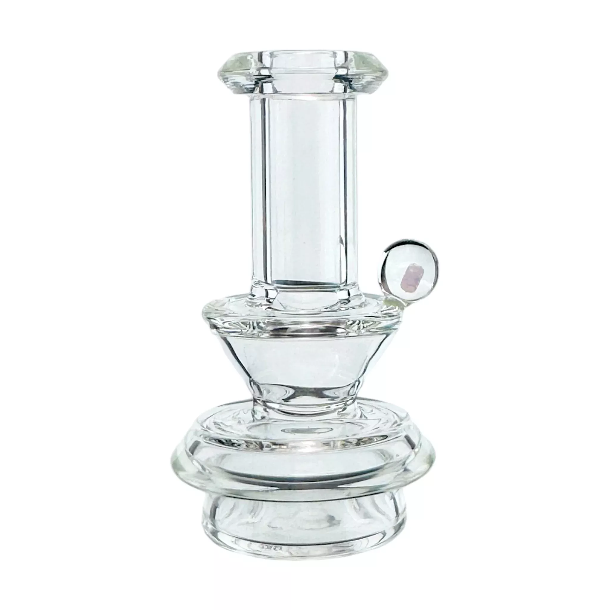Small Glass Dry Hit Attachment With Opal For Focus V Carta Sport
