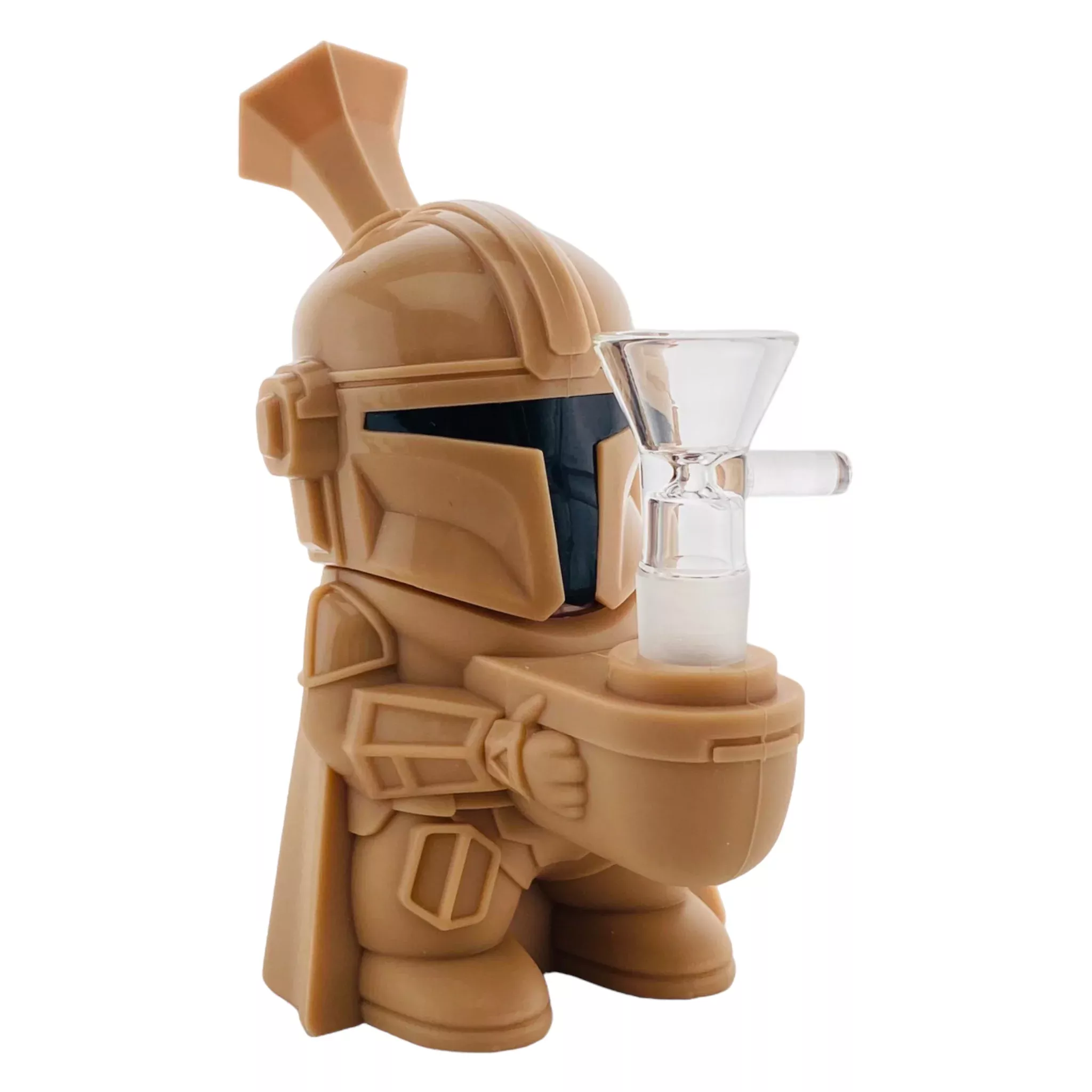 Small Mandalorian Silicone Bong - Tuscon Sand