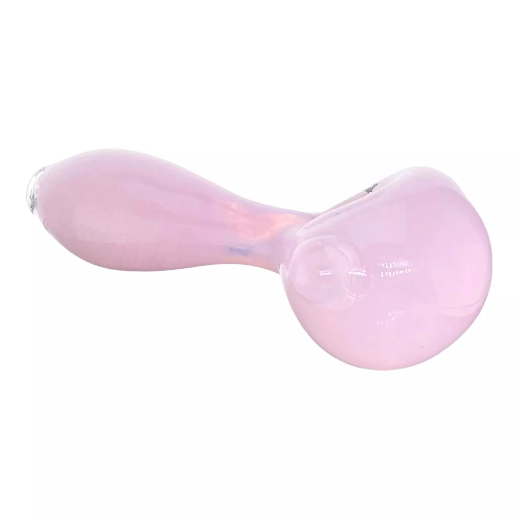 Small Pastel Pink Glass Hand Pipe