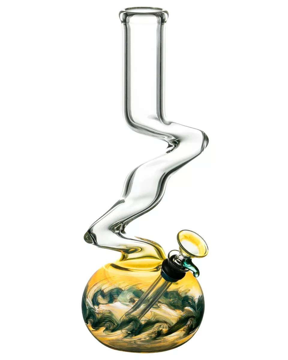 Smokin' Buddies 10" Raked Zig Zag Bubble Base