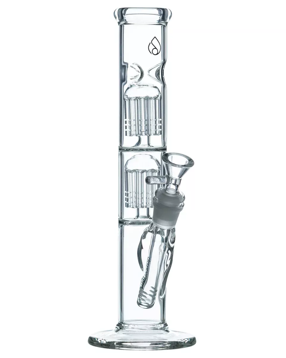 Smokin' Buddies 11" Double Tree Perc Straight Tube