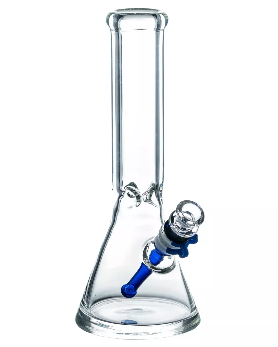 Smokin' Buddies 12" Glass Beaker Water Pipe - 9mm Thick