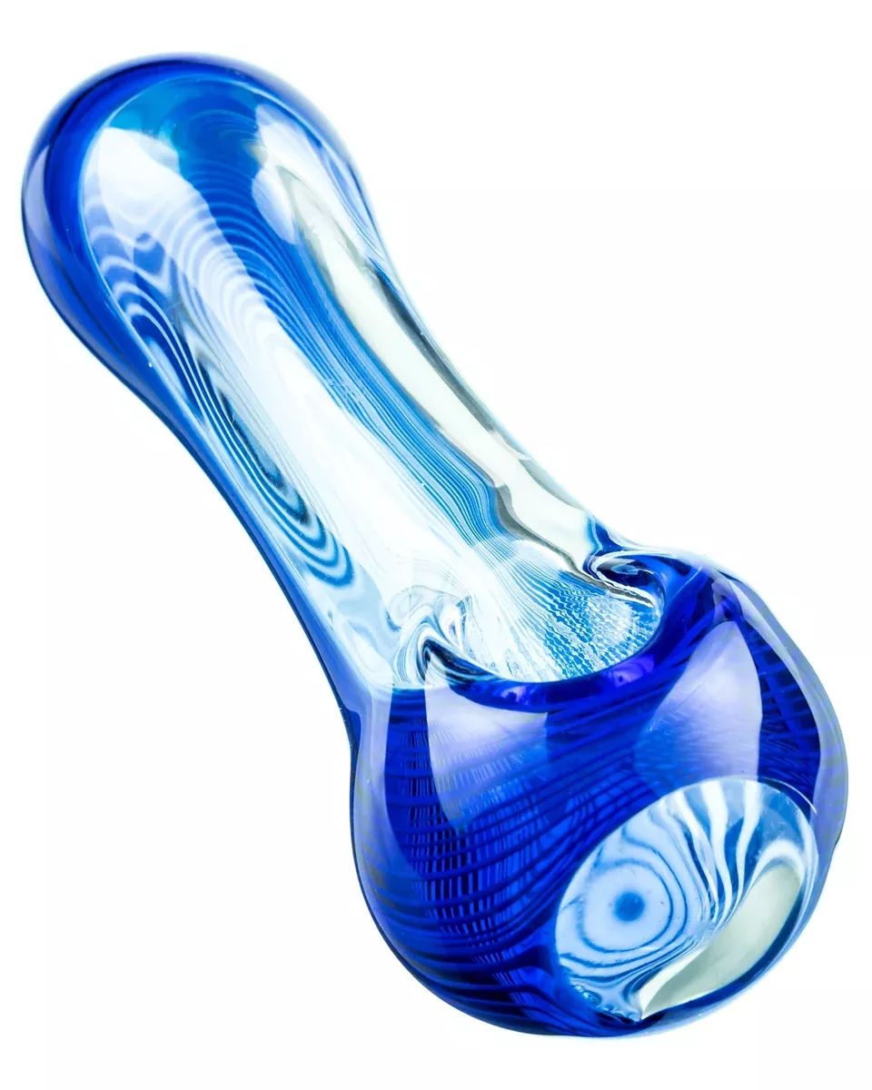Smokin' Buddies Blue Water Droplet Pipe