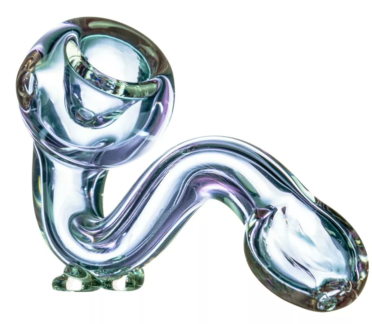 Smokin' Buddies Colored Glass Sherlock Pipe