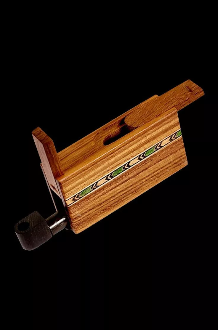 Sneaky Tokes Teakwood Box with Ebony One Hitter